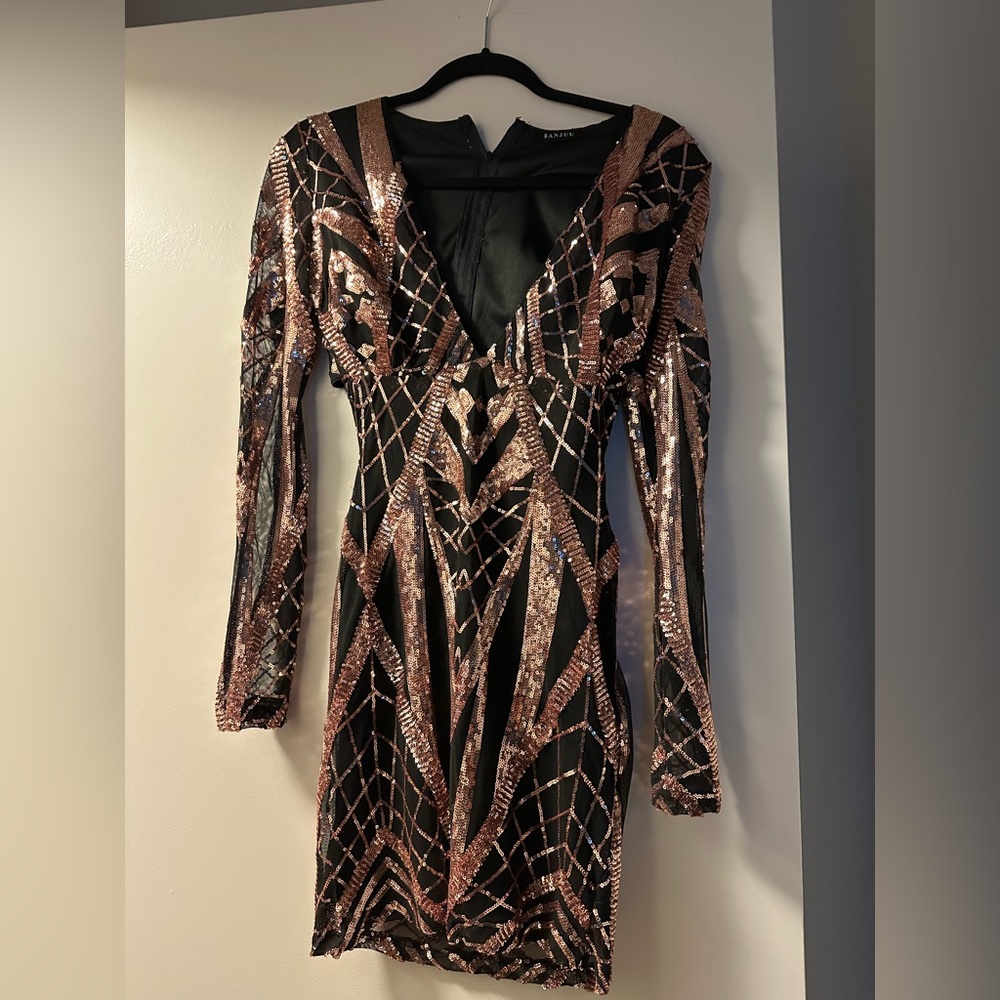 BANJUL sequin dress